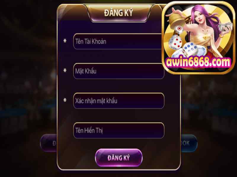 Hướng dẫn cách đăng ký tài khoản game awin